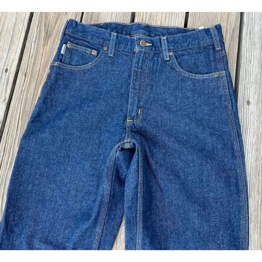 NWT! Carhartt Men's 34X32 Relaxed Fit Prewash Work Jean Straight Leg B234 PRW
